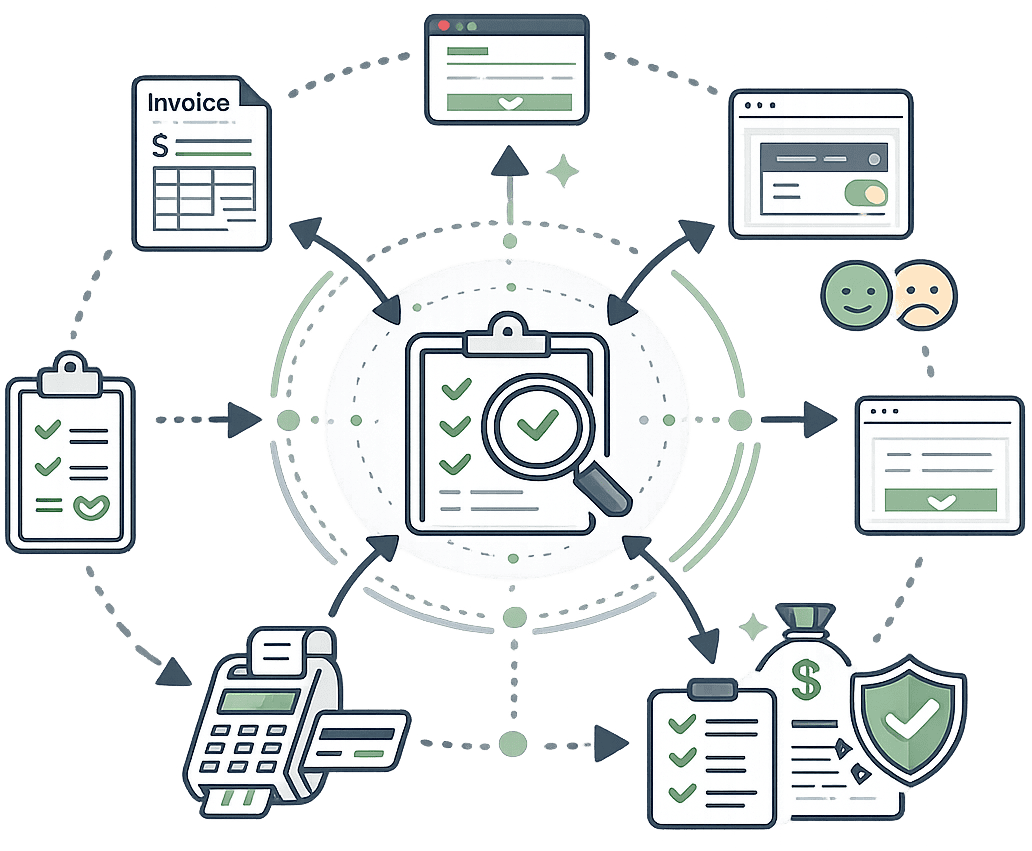 Zero Cost Credit Card Processing Evaluation Workflow